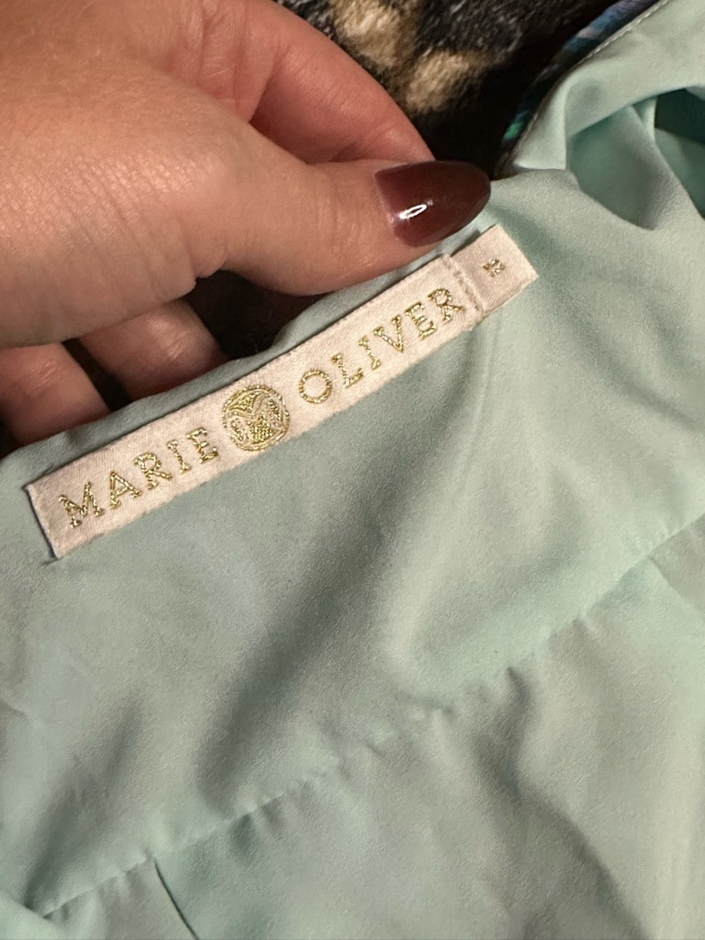 Marie Oliver Vanessa striped tiered mini dress M - Picture 5 of 5